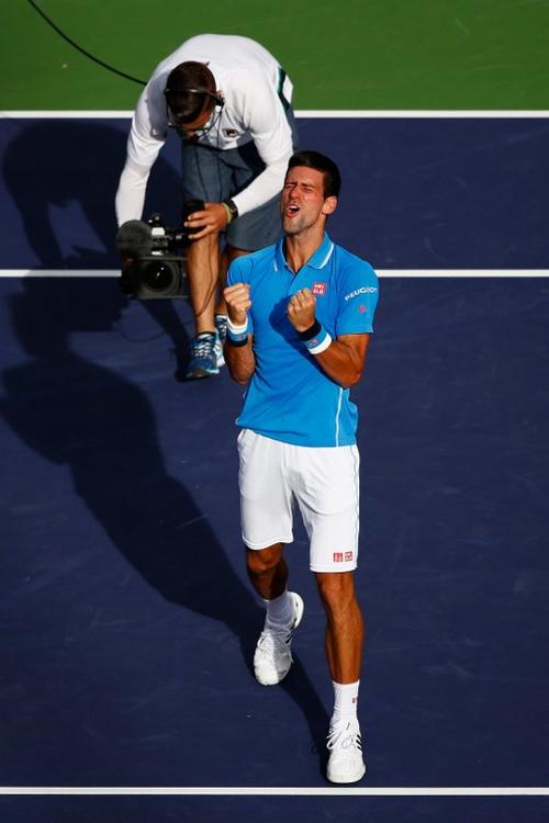 El serbio festejó con todo la obtención de su título. (Foto: AFP)
