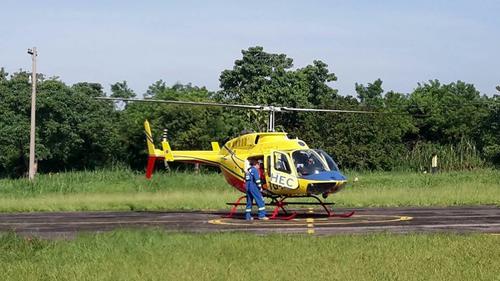 Uno de los helicópteros ha sido financiado por la embajada de Alemania.