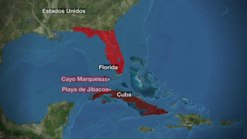 Este fue el recorrido que hizo el cubano Jorge Armando Martínez. (Foto:BBC)