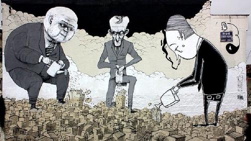 El artista lleva 14 años, pintando murales y criticando al Gobierno. (Foto: Facebook)