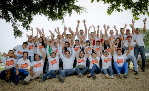 Colaboradores se unieron para hacer del Rally un día de mucha diversión y beneficio social. (Foto: Eddie Lara / Soy502)