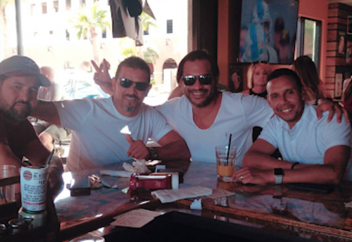 Carlos Ruiz compartió con exjugadores de Municipal y de la Selección Nacional. (Foto: Instagram)