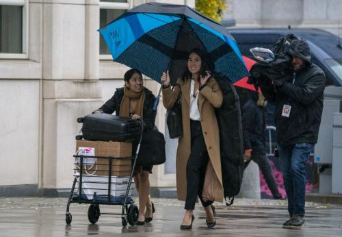 El equipo de la defensa de Joaquín "El Chapo" Guzmán. (Foto: AFP)