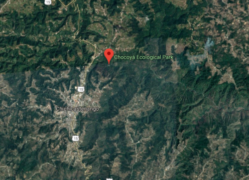 El balneario se ubica cercano a Chichicastenango. (Foto: Google Maps)