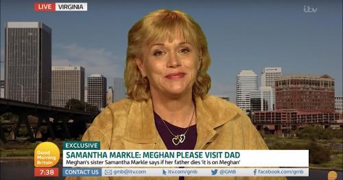 La hermanastra de Meghan le pide en todos los medios que visite a su padre. (Foto: Good Morning Britain)