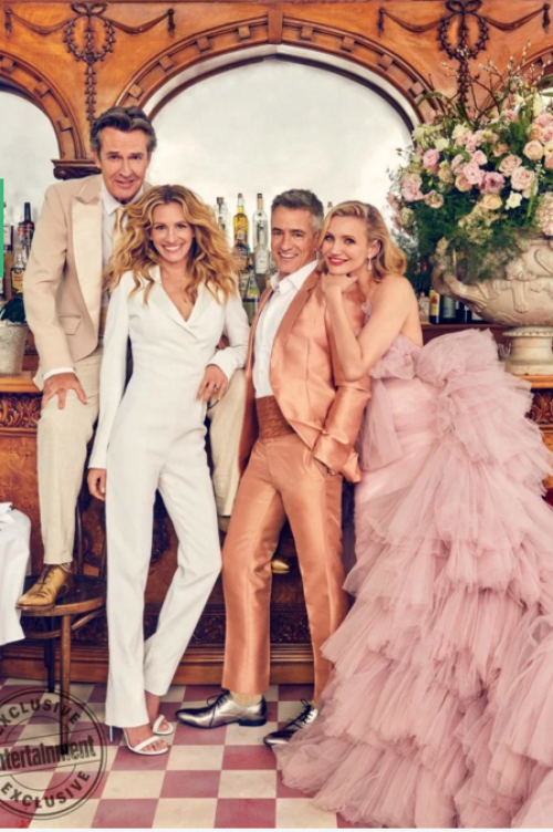 El rosa predominó en esta sesión. (Foto: Entertainment Weekly)