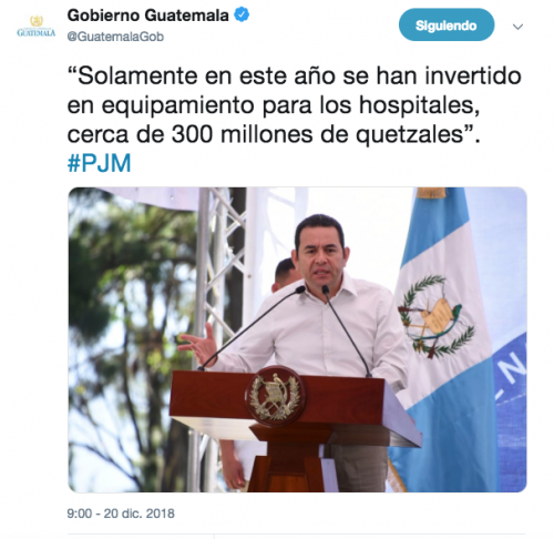 Estas fueron las declaraciones del presidente Morales (Foto: Twitter)