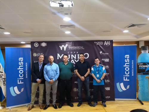 La Universidad Galileo presentó a medios de comunicación el prestigioso Torneo Internacional Juvenil de Tenis Copa Mundo Maya 2019. (Foto: cortesía)