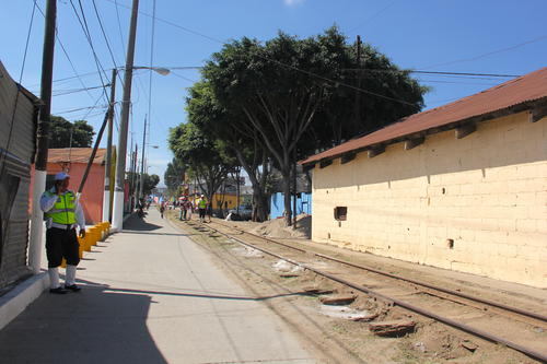 La municipalidad contribuirá con la extensión de 150 metros cuadrados de la estación La Ermita que servirá durante el funcionamiento del tren urbano. (Foto: Fredy Hernández/Soy502)