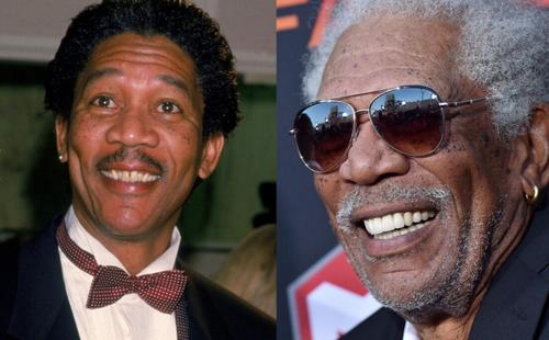 Morgan Freeman tenía una dentadura digna de un cambio. (Foto: Telemundo)