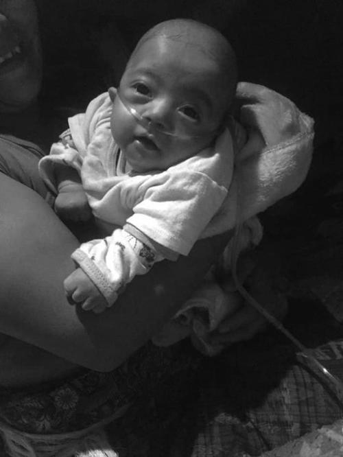 Franklin Tun, de 11 meses, falleció en el Hospital Nacional de Antigua Guatemala, cuando estaba bajo el resguardo de la PGN. (Foto: Twitter Fia @fiaheisenbert)