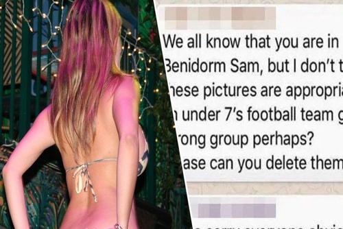 Esta imagen fue enviada al grupo de WhatsApp equivocado. (Foto: La Opinión)