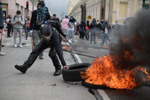 En el Congreso se registró una manifestación. (Foto: Wilder López/Soy502)