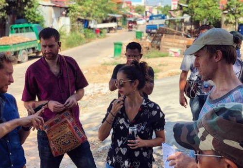 Mónica Walter, ha sido la única latina dentro de los set de las producciones donde ha trabajado. (Foto; Mónica Walter)