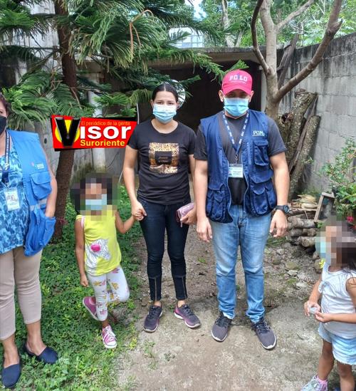 Las niñas fueron rescatadas y serán evaluadas para posteriormente buscarles un recurso familiar idóneo. (Foto: Visor GT)