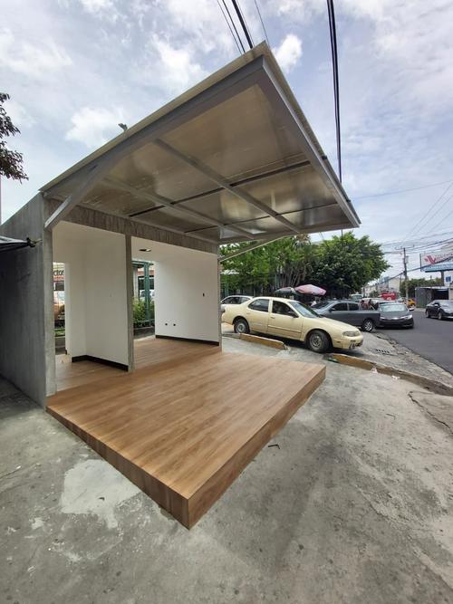 Modelo de las cabinas chivo que se están construyendo para albergar los cajeros. (Foto: Twitter)