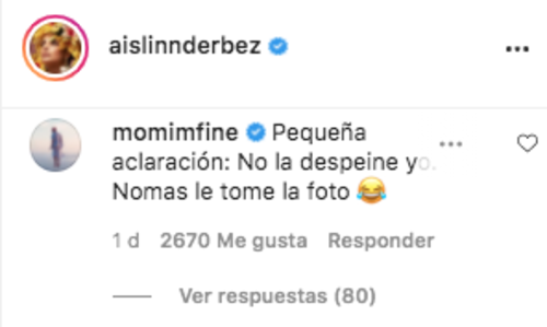 Camilia Sodi, Aislinn Derbez, enamorada, confirma