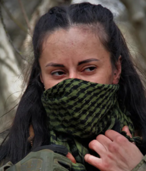 francotiradora ucraniana