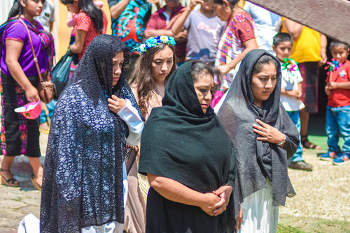 Vía Crucis, san sebastián, huehuetenango