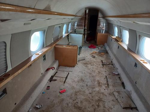 Así encontraron la avioneta sospechosa de transportar ilícitos. (Foto: redes sociales)