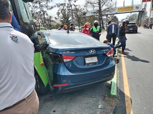 aguilar batres, transmetro, accidente de tránsito