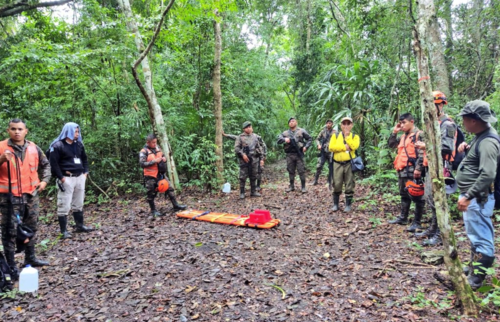así encontraron al turista