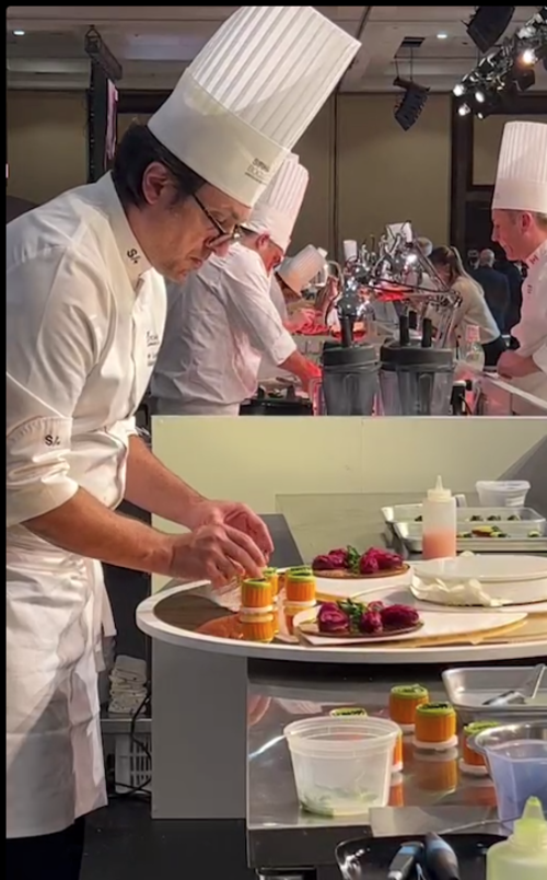Equipo de Guatemala durante la realización del plato. (Foto: Oficial)
