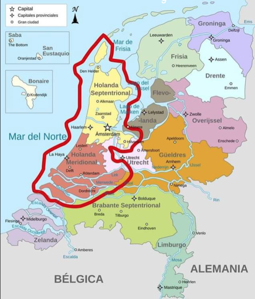 Holanda es solo una región de Países Bajos. (Foto: redes sociales)