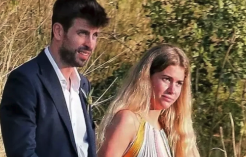 Gerard Piqué junto a su novia, Clara Chía. (Foto: Clarín)
