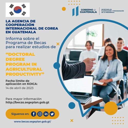 Esta beca está disponible para los guatemaltecos. (Foto: Oficial)