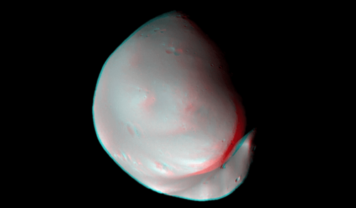 Deimos la luna de Marte
