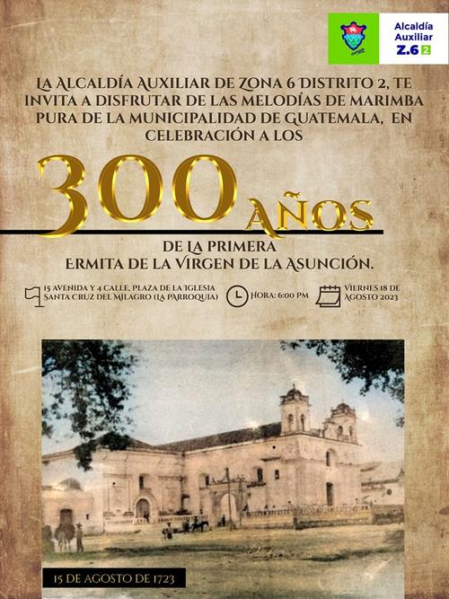 Marimba, Primera Ermita de la Asunción