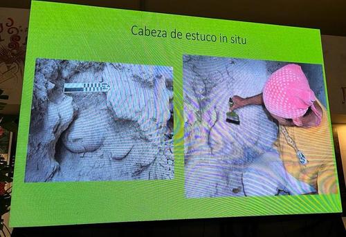 Extranjero, cabeza de estuco, El Mirador