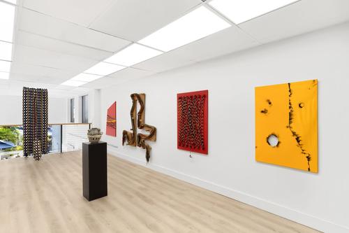 Obras de Antonio Pichillá Quiacaín. (Foto: Tanya Brillembourg Art Gallery)