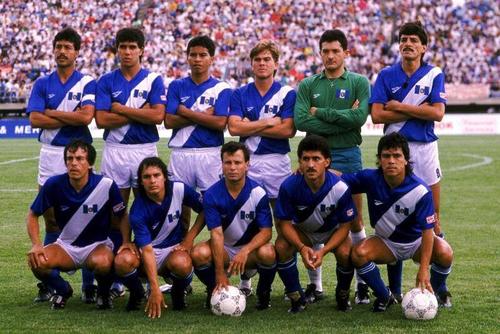 La selección de Guatemala en la Copa Oro de 1989.