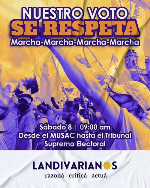 manifestación, votos, elecciones guatemala, elecciones 2023