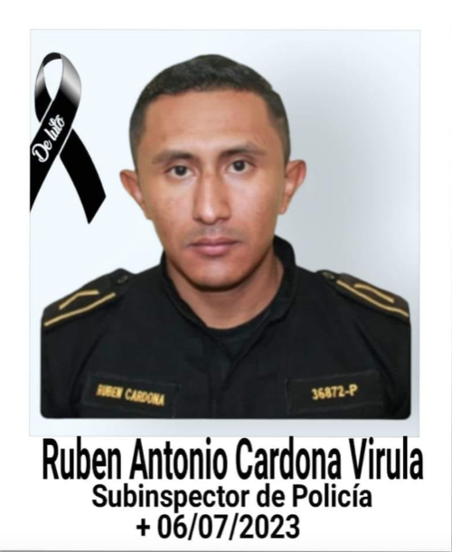 El agente de PNC era subinspector. (Foto: El Gráfico de Oriente)