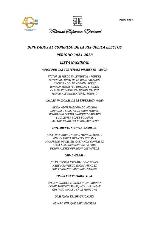 Lourdes De León fue electa diputada por el Listado Nacional con la UNE. (Foto: TSE)