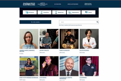 Guatemaltecos ilustres, nominacion, Universales, categorias, Guatemala, Soy502