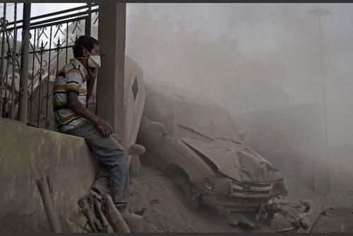 volcán de fuego, tragedia del volcán, comunidad soterrada