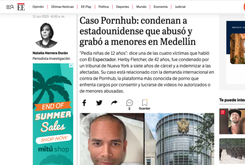 Los detalles del caso han sido divulgador por El Espectador. (Foto: captura de pantalla)