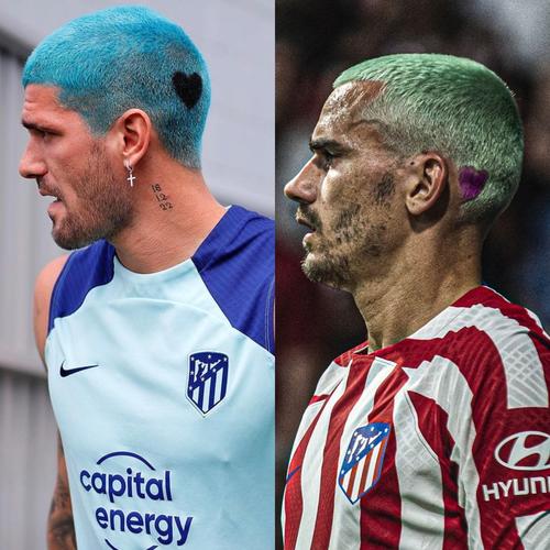 Rodrigo de Paul y Griezmann tienen un ligero parecido en su look.