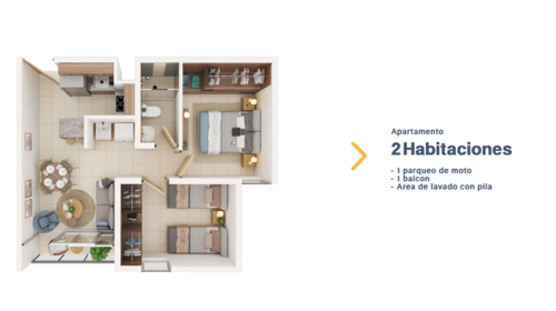 El edificio está dirigido a personas con motocicleta. (Foto: Vías San Rafael)