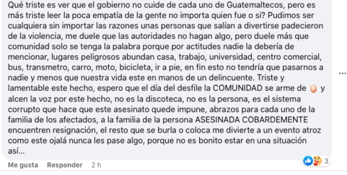 Otros pidieron a las autoridades de Gobierno que intervengan para detener la violencia. (Foto: captura de pantalla)