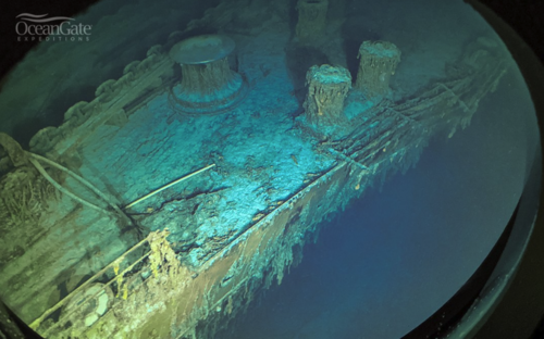 Restos, titanic, oceangate, expedición