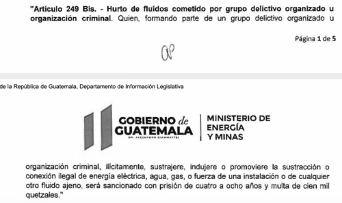 La iniciativa busca castigar a quienes hurten y roben energía eléctrica. (Foto: captura de pantalla)