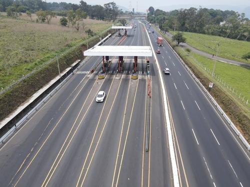 Vista aérea de la autopista Palín- Escuitla. (Foto: Wilder López/Soy502)