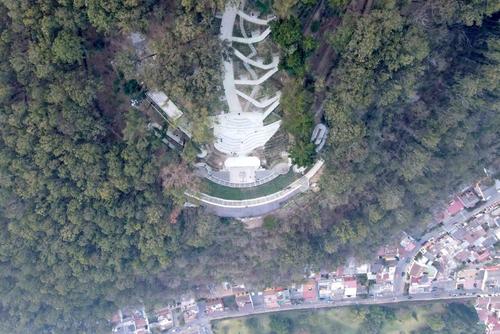 cerro de la cruz, antigua guatemala, ayuntamiento de la antigua, victor del pozo, remodelación cerro cruz, guatemala