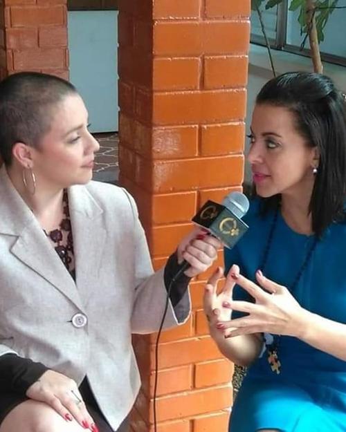 La famosa estuvo en Canal Plus. (Foto: Facebook)