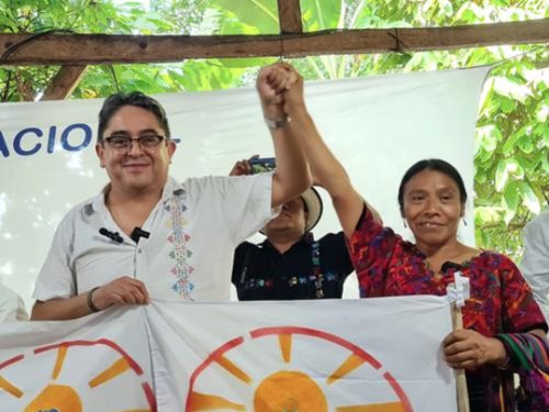 Exbinomio presidencial del partido MLP. (Foto: archivo/Soy502)